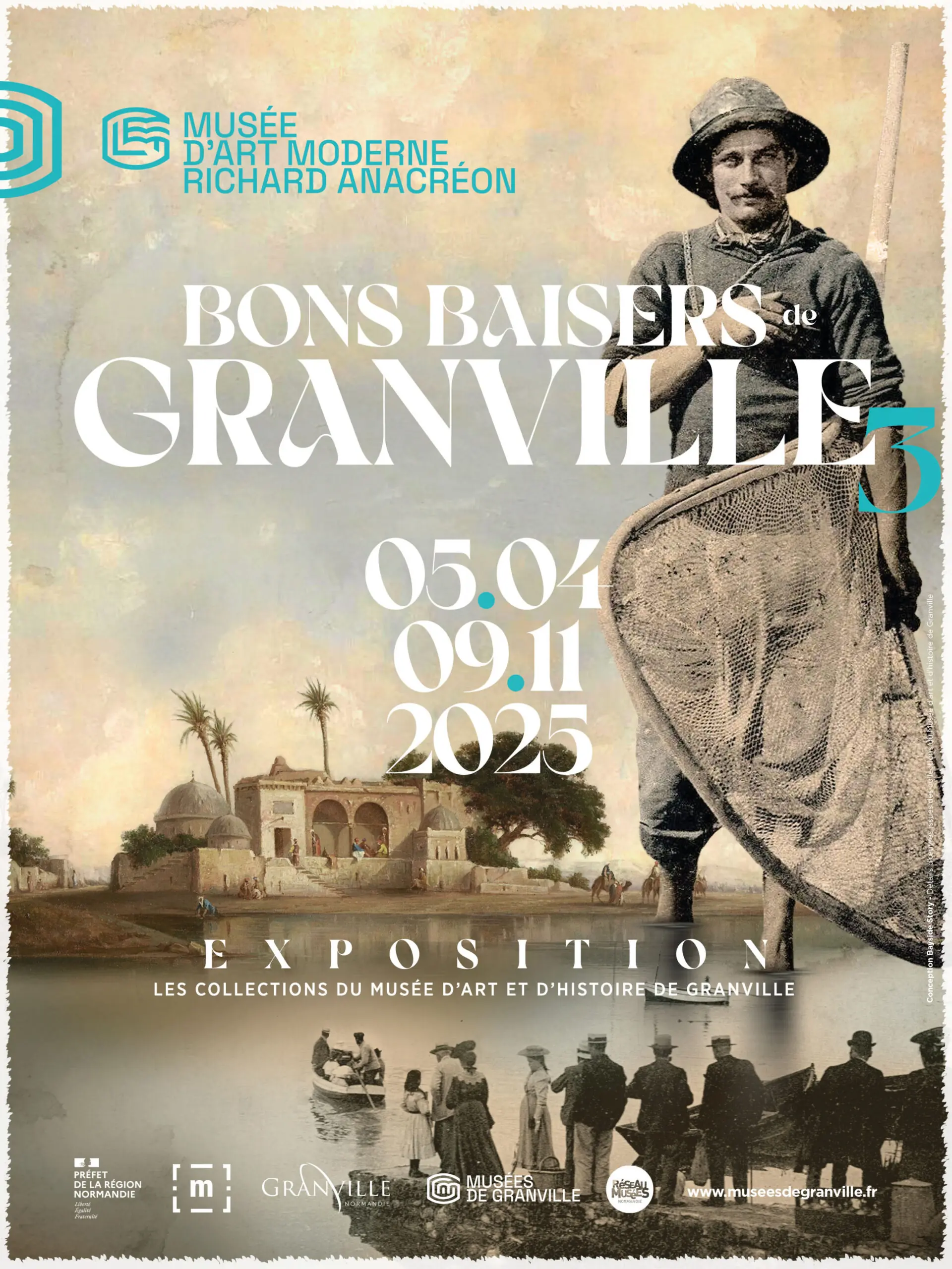 Affiche exposition "Bons Baisers de Granville 3", 2025, MamRA