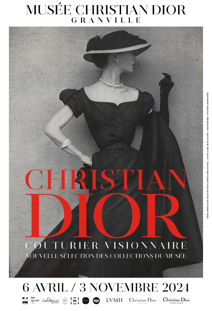 Affiche exposition 2023, Musée Chistian Dior