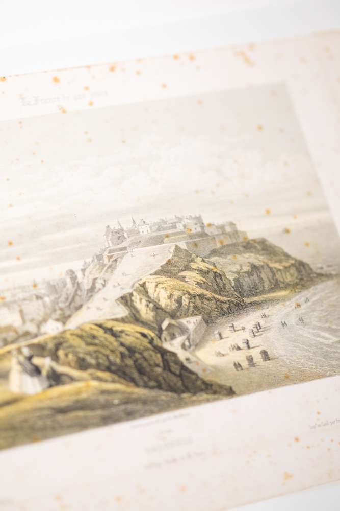 Récolement Lithographie représentant Granville