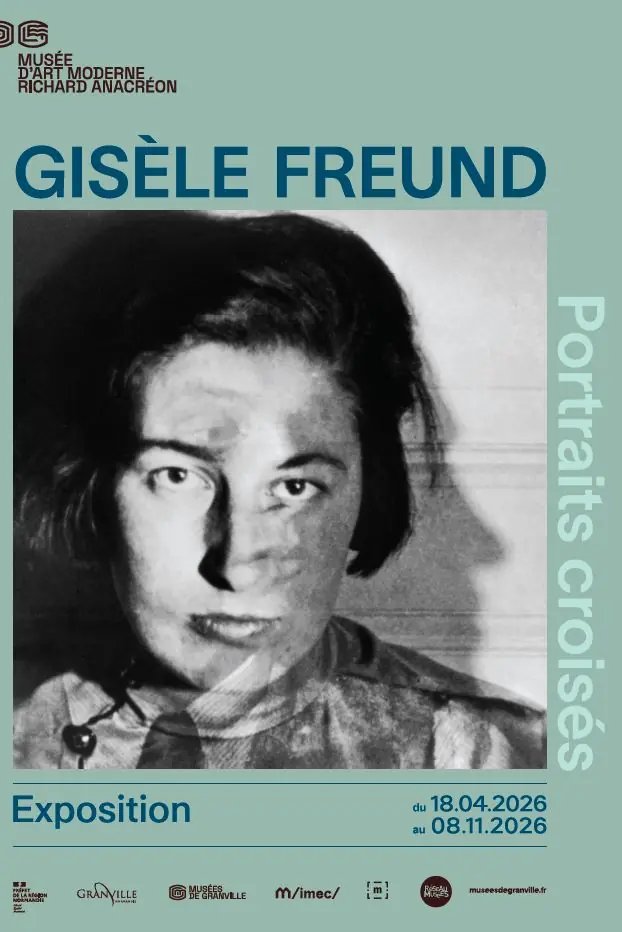 Affiche de l'exposition "Charles Dufresne, de l'oeuvre au décor"